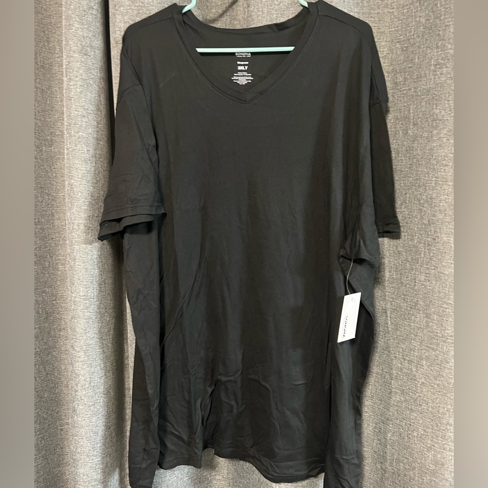 Brand new Sonoma Mens Super soft sleep shirt , 3XLT in black